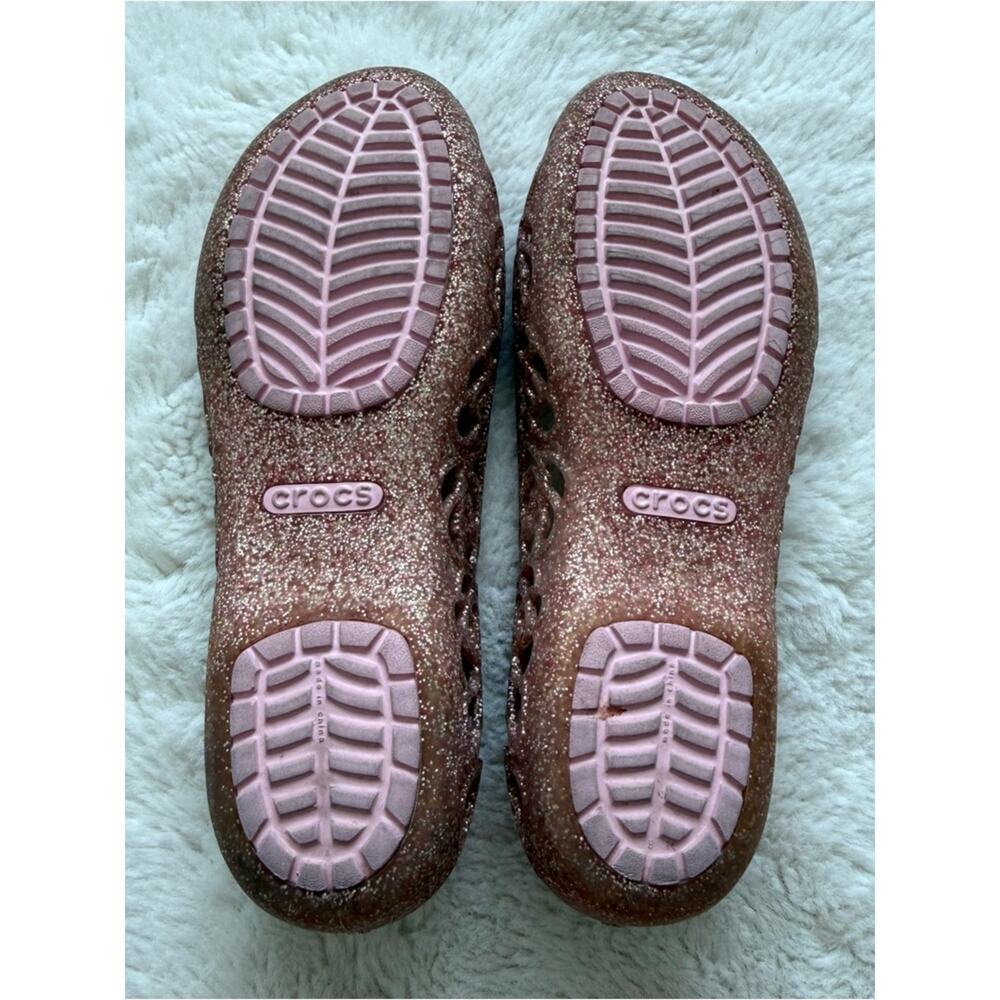 Crocs girls shoes size 1 Y US - Picture 3 of 5